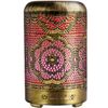 Diffuserlove Aroma Diffuser Humidifier 100 ml Metal Diffuser for Essential Oils 7 Colours Light Aromatherapy Golden