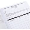 Kewtech EMCERT Emergency Lighting Installation Certificate book