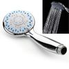Leensy SHOWER head universal bath shower handheld HANDSET chrome 5 mode function replacement high flow showerhead 1.2