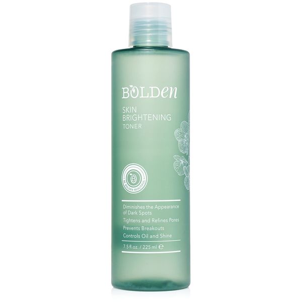 Bolden Skin Brightening Toner | Made with AHA Glycolic Acid, Pore Minimizer Niacinamide, and Hydrating Hyaluronic Acid | 8.0 Fl Oz