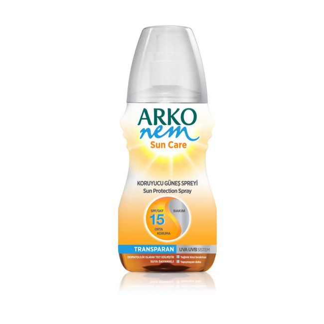 Arko Nem güneş Bakım Transparan Sprey Spf 15 150 ml