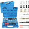 42Pcs Metric Thread Restorer Kit UNC UNF Thread Chaser Set Rethread Repair Tool