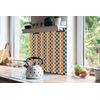 Peel and StickTiles Set Kitchen Stickers Self-Adhesive Decor Retro pattern
