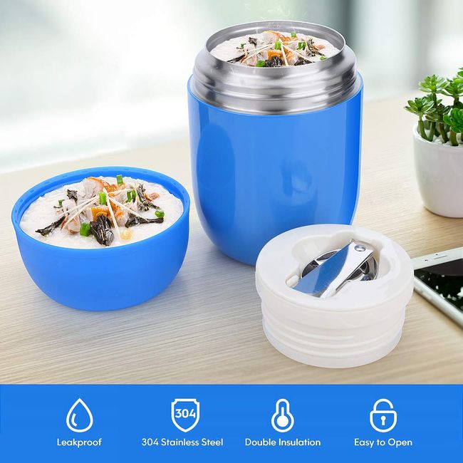 Insulated Lunch Box Food Thermos Container Stainless Steel Lunch Box Food  Insulated Container Wide Mouth Containers Lunch Thermoses Vacuum Insulated  Food Jar Soup Thermoses for Kid Adult 
