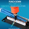 Rapink Patch Panel 12 Port Cat6 10G Support, Network Patch Panel UTP 10-Inch, Wallmount 1U Ethernet Patch Panel Punch Down Block for Cat6, Cat5e, Cat5 Cabling