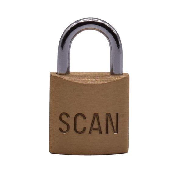 SCAN SCAPLB20 Brass Padlock