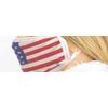 Two (2) American Flag Face Mask-Three Layers ..Washable & Reusable. Made in USA