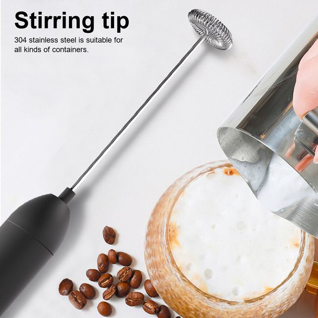 Milk Frother Coffee Cappuccino Creamer Beater Egg Whisk Mixer