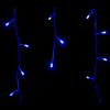 WeRChristmas Snowing Icicle Christmas Lights String with 360-LED Chasing/Static Settings with 19 m Cable - Blue