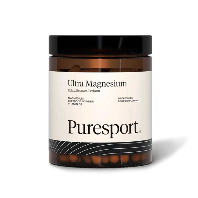 Puresport Ultra Magnesium Performance Nootropic | 90 Capsules | Supports Neuromuscular Function and Recovery | Tested & Certified | Designed for Wellness