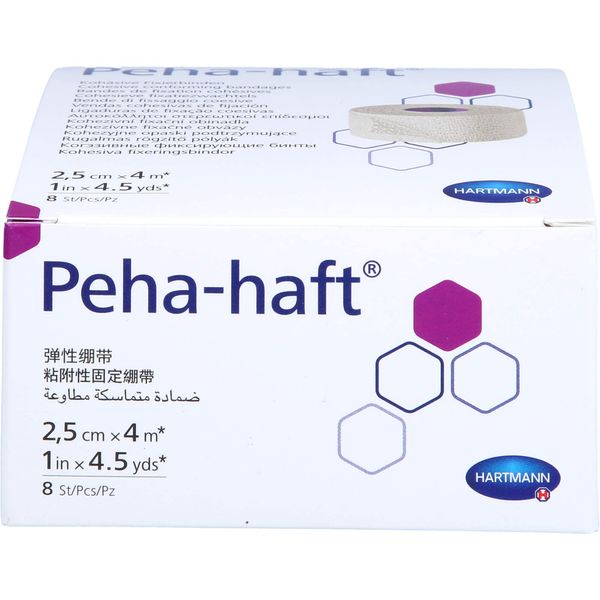 Peha - haft Fixation binding 4 m x 2,5 cm 8 Piece