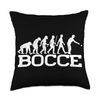 Boccie Ball Set Bocce Ball Evolution Designs Evolution Players Bocci Game Bocce Throw Pillow, 18x18, Multicolor