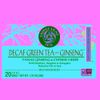 Decaf Green Tea With Ginseng  20 Bags By Triple Leaf Tea