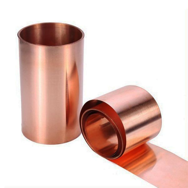 Commarker Brass Sheet Roll (0.1mm Copper Sheet roll)