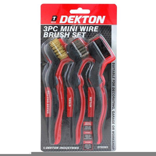 DEKTON Wire Brush, Black, 1