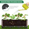 NAIZEA Raised Garden Bed with Trellis & Planter Boxes Elevated Herbs Planter Box