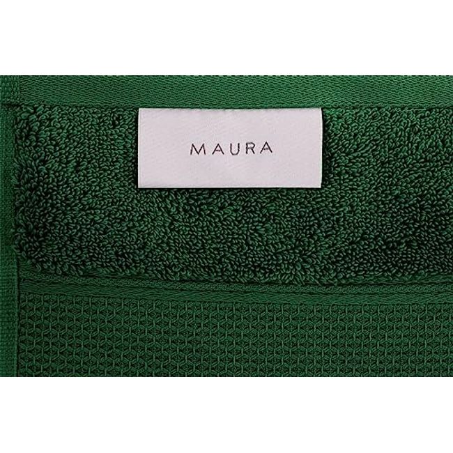 Maura Basics Performance Wash Cloths with Hanging Loop. 13x13 American Standard Towel Size. Soft, Durable, Long Lasting and Absorbent | 100% Turkish