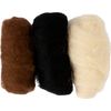 Creativ 45338 Company 10-Piece Carded Wool, Grey