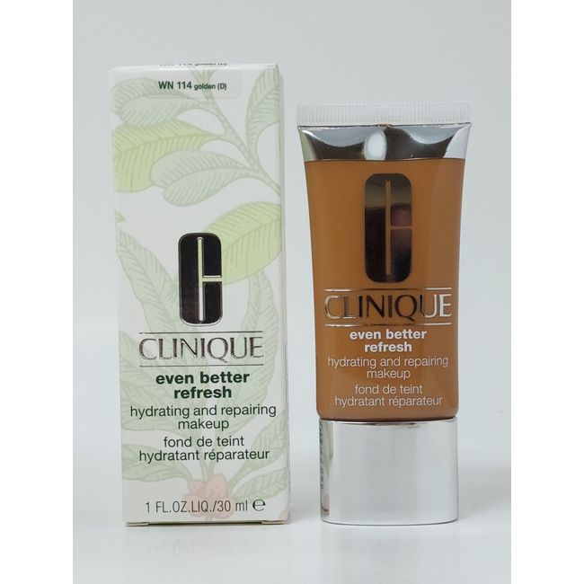 New Authentic Clinique Even Better Refresh Foundation 114 Golden (D) 1oz