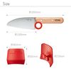 Opinel Le Petit chef kitchen knife set, 2 piece knife, grey, 26