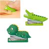 2 PCS Mini Stapler Cute Stapler Animal Stapler Crocodile Stapler Dinosaur Stapler Mini Handheld Stapler for Home Office
