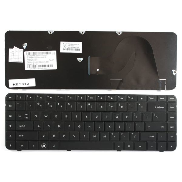 HP G62-a21SO Black US Layout Replacement Laptop Keyboard