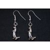 Otter Otters Sea Earrings Miniblings Standing Silver