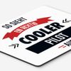 JUNIWORDS Mouse Mat "So sieht ein richtig Cooler Pilot aus" [German Language]