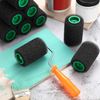 9 Pcs Textured Paint Roller 4" Bed Liner Roller Covers with 1 Pcs Frame Kit Slip