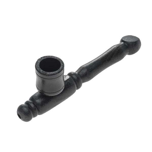 Small Handmade Wooden Tobacco Pipe (Black)