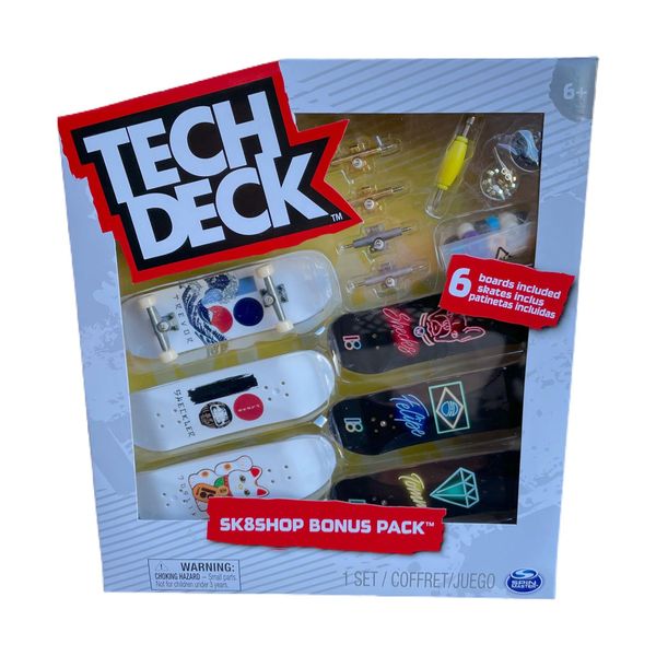 Tech Deck Sk8shop Bonus Pack Mini Finger Skateboard Multi (Plan B 2.0 (Sk8shop Bonus Pack))