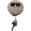Eagle-High Security Concealed Shackle Round Padlock 73mm, High Security Lock, Vans Trucks Shutter