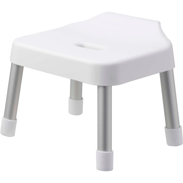 Yamazaki SH25 Hanging Bath Chair, White, Approx. W 12.6 x D 12.2 x H 11.4 inches (32 x 31 x 29 cm), Seat Height: Approx. 9.8 inches (25 cm), Mist MIST 7305 Breathable, Easy to Dry