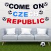 Come On Czech Republic Recyclable Custom Card Party Bunting
