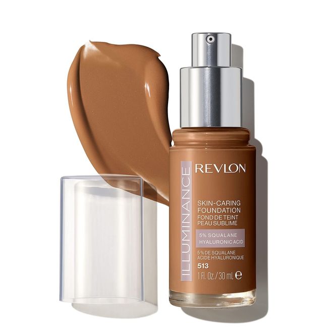 Revlon Illuminance Skin-Caring Liquid Foundation, Hyaluronic Acid, Hydrating and