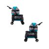 PETIQUE Pet & Pets Double Decker Pet Stroller, 11.53 Pound, Teal