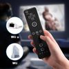 AUFGLO Remote Controller and Nunchuck Compatible With Wii/Wii U - Includes Silicone Case and Wrist Strap (Black+White)
