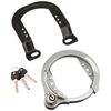 J&C JC-057CLB SI Ring Lock with Bracket, Silver