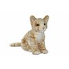 Sitting Ginger Tabby Kitten Plush Soft Toy by Hansa 7226 25cm