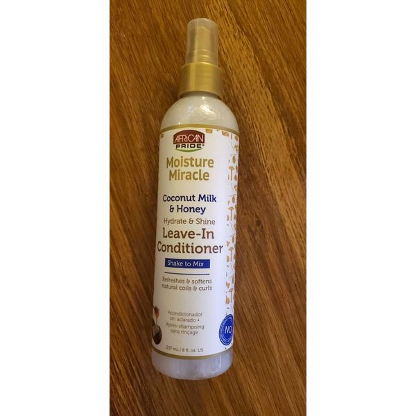 2 PACK MOISTURE MIRACLE COCONUT MILK & HONEY  LEAVE IN CONDITIONER