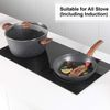 12 Piece Cookware Sets Induction Cooking Pan Set Nonstick Pots with Lids