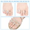 Gel Toe Separators, Pinky Toe Protector Spreader Small Silicone Toe Spacers, Cushions for Curled Overlapping Separate Toe Correct(Translucency Colour)