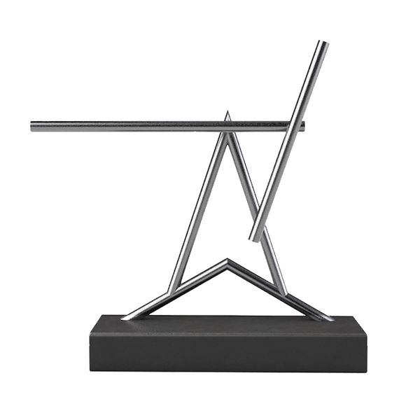 sac taske Swinging Sticks Tabletop Interior Object Mobile Kinetic Art (Triangle)