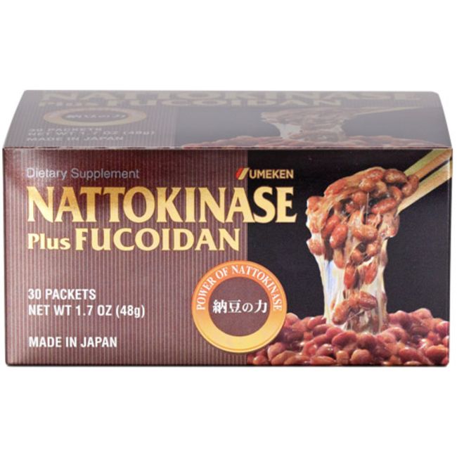 Umeken Nattokinase Plus Fucoidan (30 Packs) Made In Japan, Authentic,