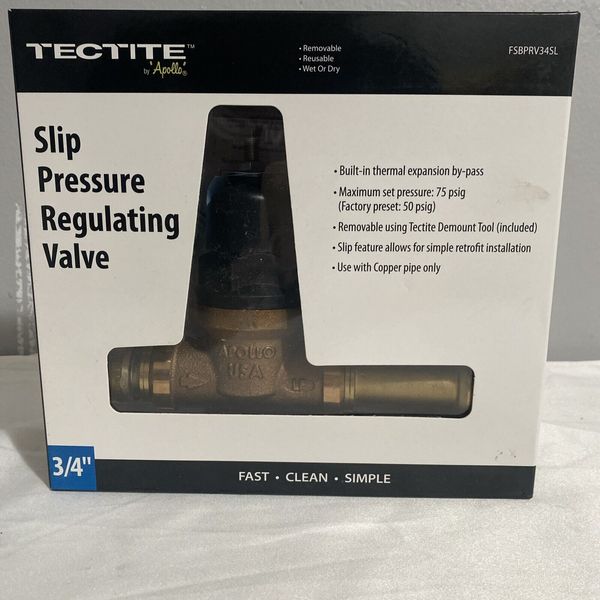 Tectite by Apollo Slip Pressure Regulating Valve 3/4” New