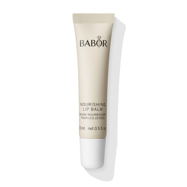 BABOR CLASSICS Lippenbalsam für intensiv pflegende und schützende Lippen, für seidig zarte Lippen, Kombination aus Sonnenblumenwachs, natürlichen Ölen und Kakaobutter, Nourishing Lip Balm, 1 Stück