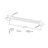Everbilt 14 in. Black Adjustable Tension Self Closing Gate/Door Spring 18108