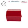 Deflecto Value Size 6 x 4 Index Card Box - Red