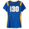 VF LSG Draft Him Player Program Nbawomen's Deep V-Neck Synthetic Tee, X-Large, Deep Royal-Yellow Gold
