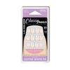 L.A. COLORS Glossy Nails, Nude Glitter White Tip